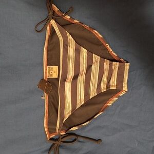 Converse M String Bikini Bottom Full Coverage - New With Tags - Charcoal Gray